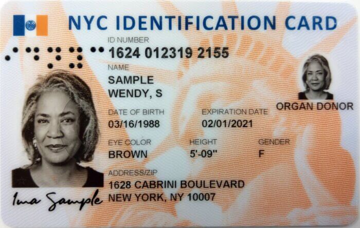 MTA will start accepting IDNYC applications for reduced fare benefits 3 A sample IDNYC.