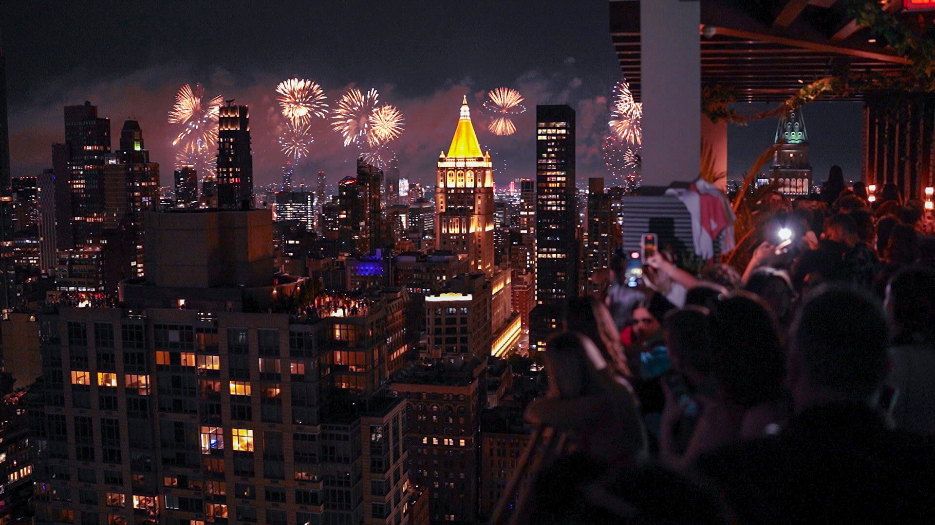 Where to watch the July 4 fireworks in New York City: A Guide 12 Somewhere Nowhere rooftop overlooking fireworks