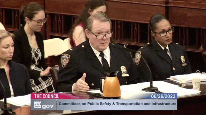 NYPD honcho tells council that it faces obstacles in fight against ‘ghost plates’ 6 NYPD Transportation Bureau Deputy Chief Michael Pilecki