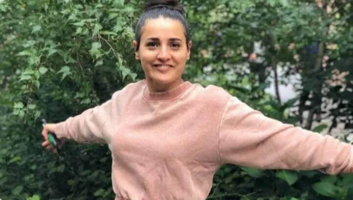 A GoFundMe page has raised more than $260,000 for Emine Ozsoy, pictured, who was pushed into a moving train in Manhattan last month leaving her with spinal injuries