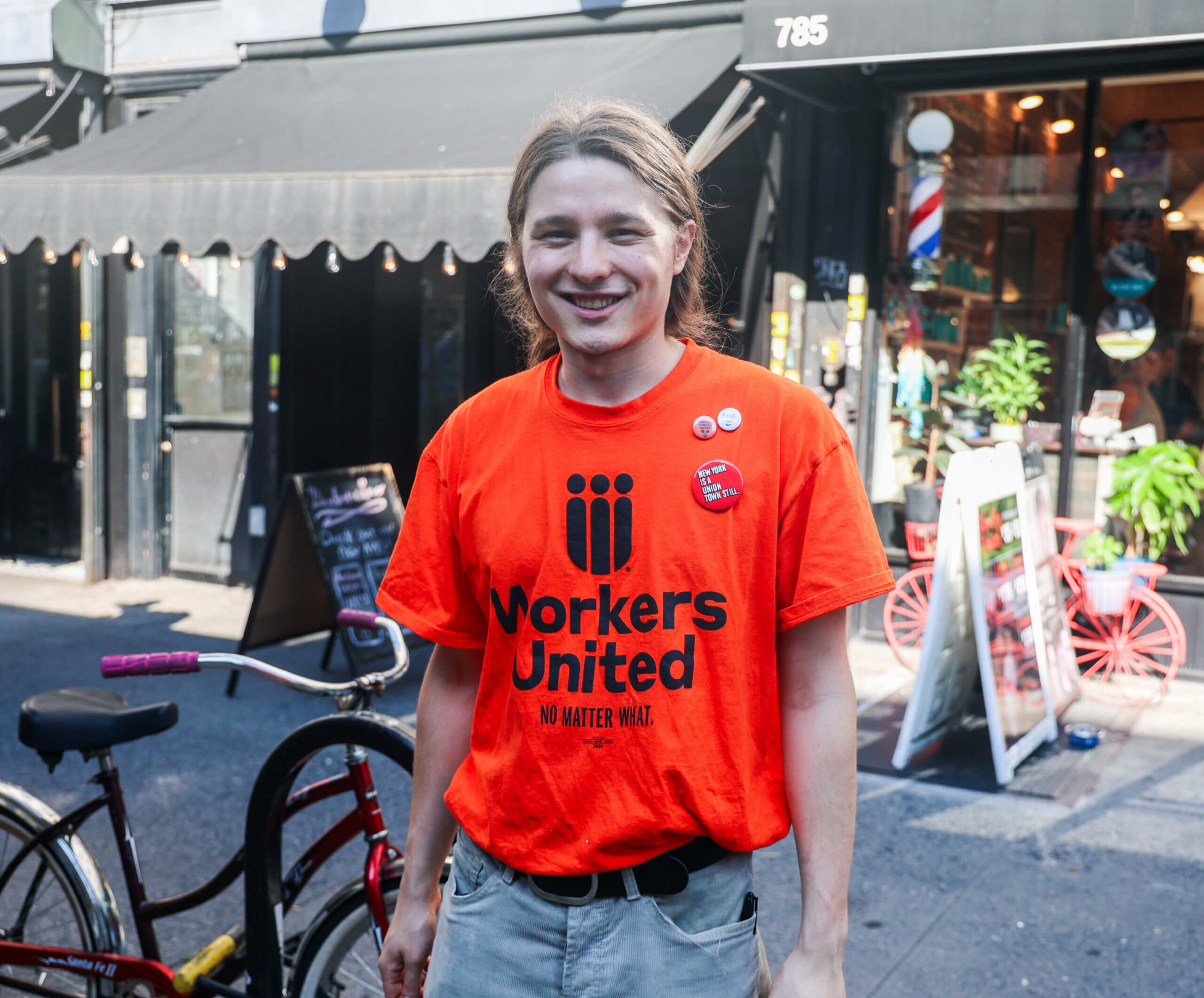 Slice of solidarity: Brooklyn restaurant workers move closer to becoming New York City's first unionized pizzeria 10 Alex Dinndorf, a server and host at Barboncino, is leading the efforts towards becoming the first unionized pizzeria in New York City