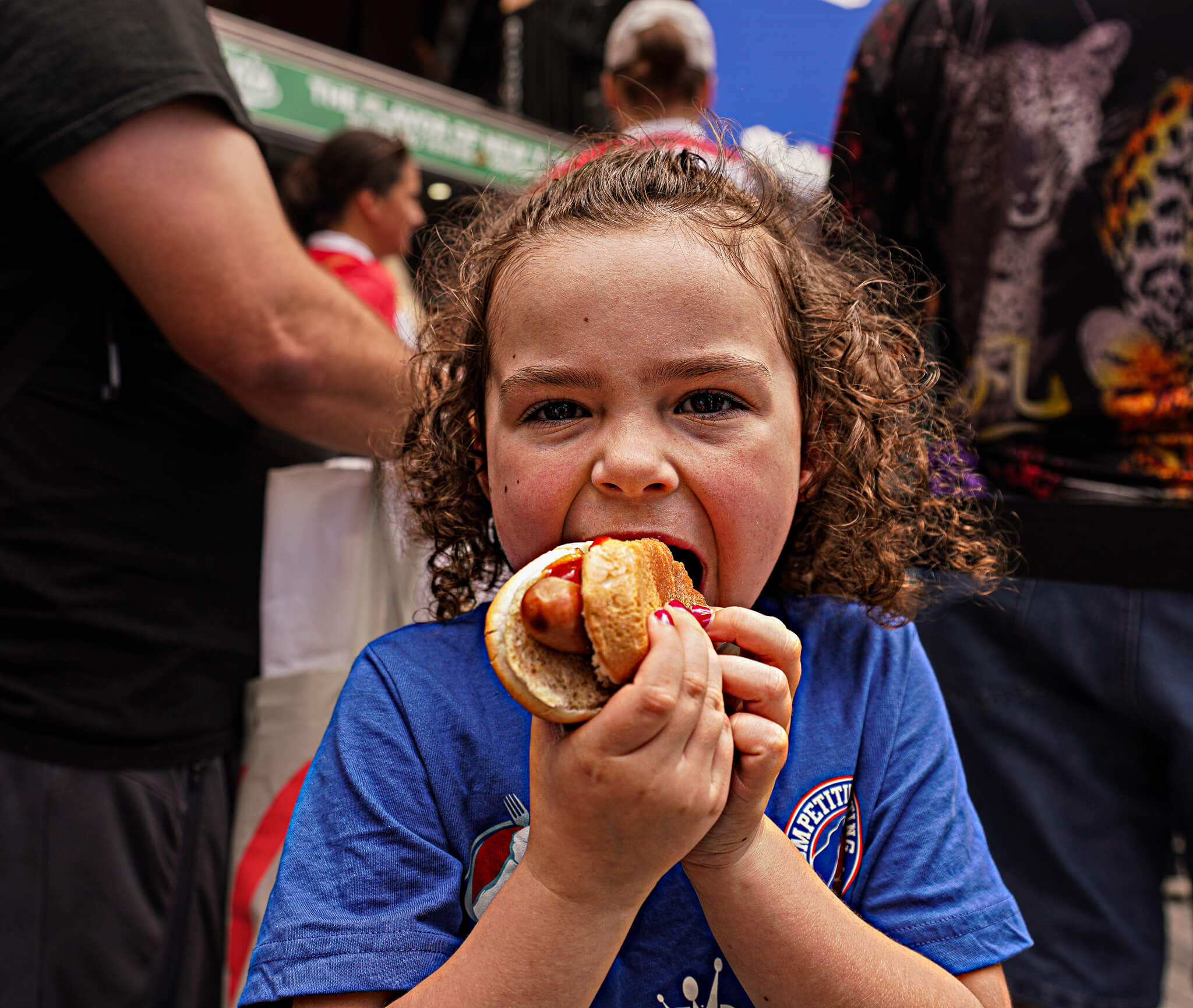 Men’s Nathan’s Hot Dog-Eating contest goes on after lightning delay 16