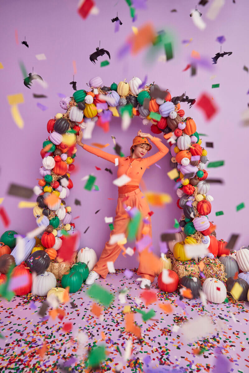 Color Factory gears up for fall with 'Haunted Hues' starting this September 4 Girl Enjoying at Color Factory