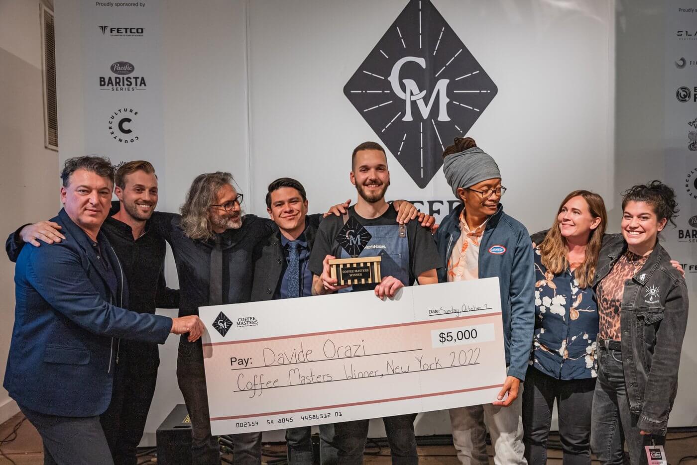 The winner of the Coffee Masters competition