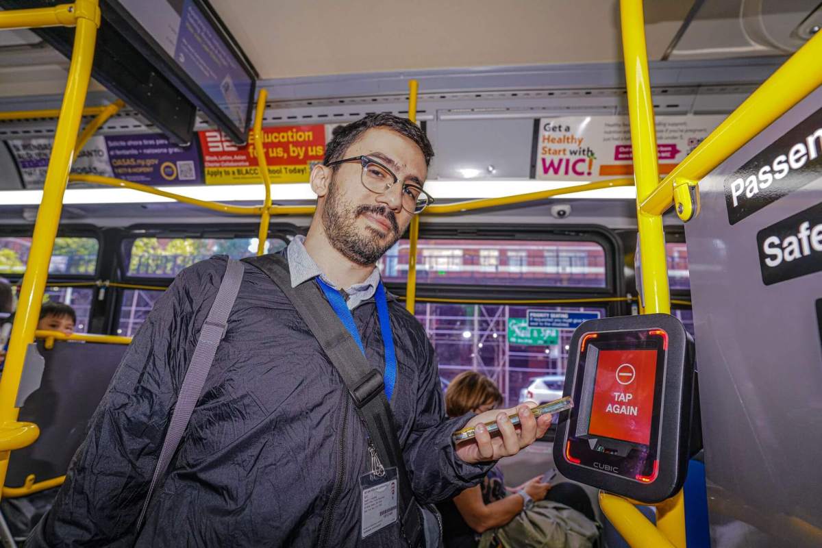 'It is what it is': New Yorkers react as MTA subway and bus fare officially increases to $2.90 6 Luan Garcia boards an M15 bus