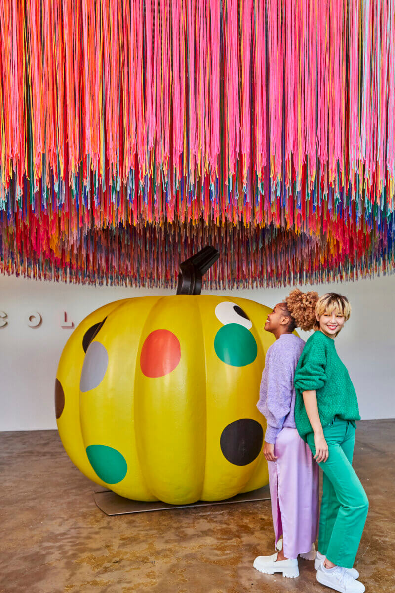 Color Factory gears up for fall with 'Haunted Hues' starting this September 5 Two Girls at Color Factory