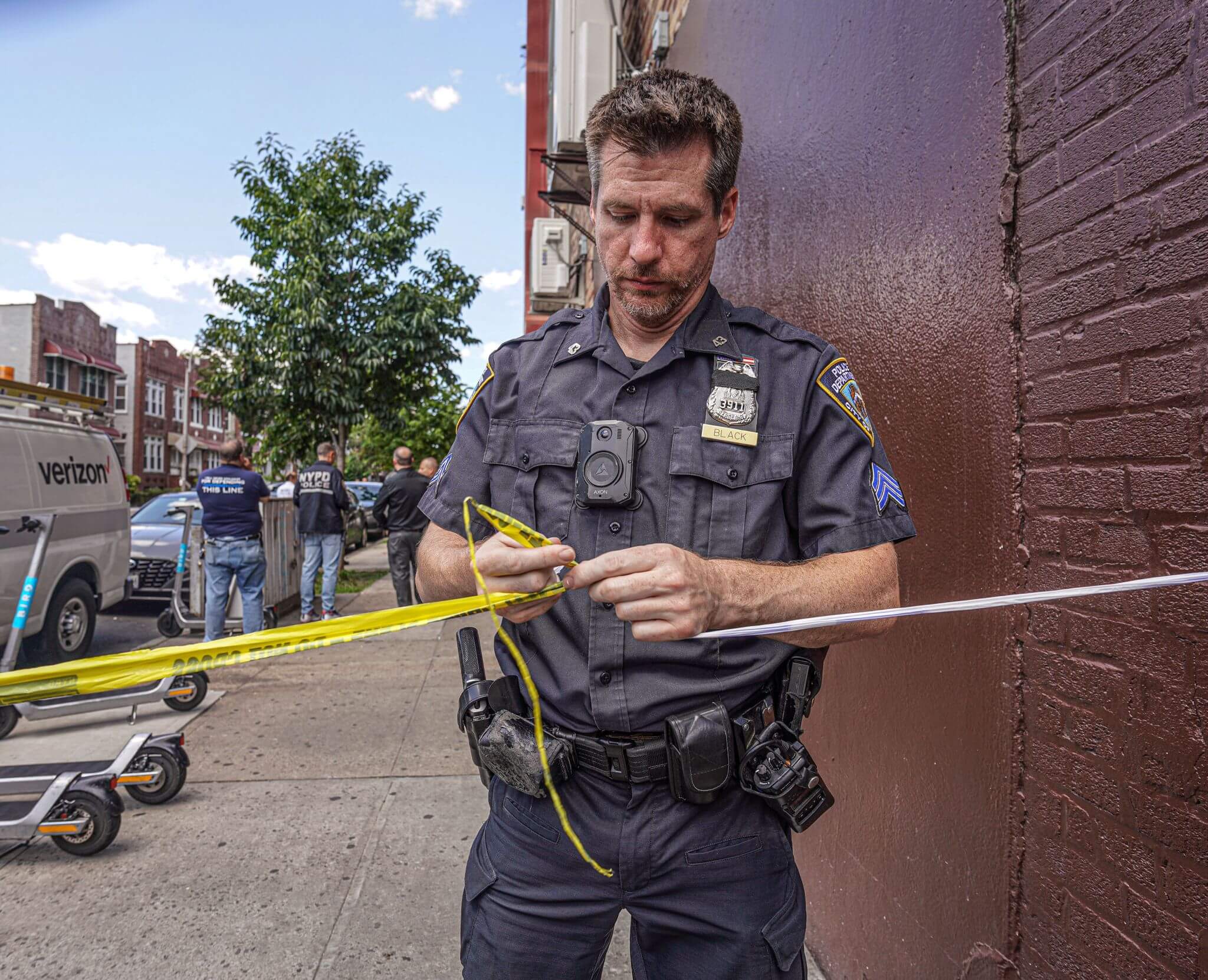 NYPD officer and his father found dead in Bronx home, sources say 9 Crime Scene