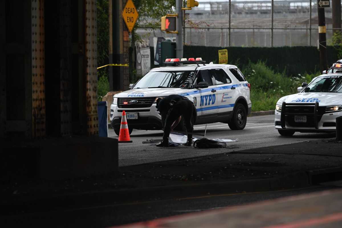 Police at crime scene