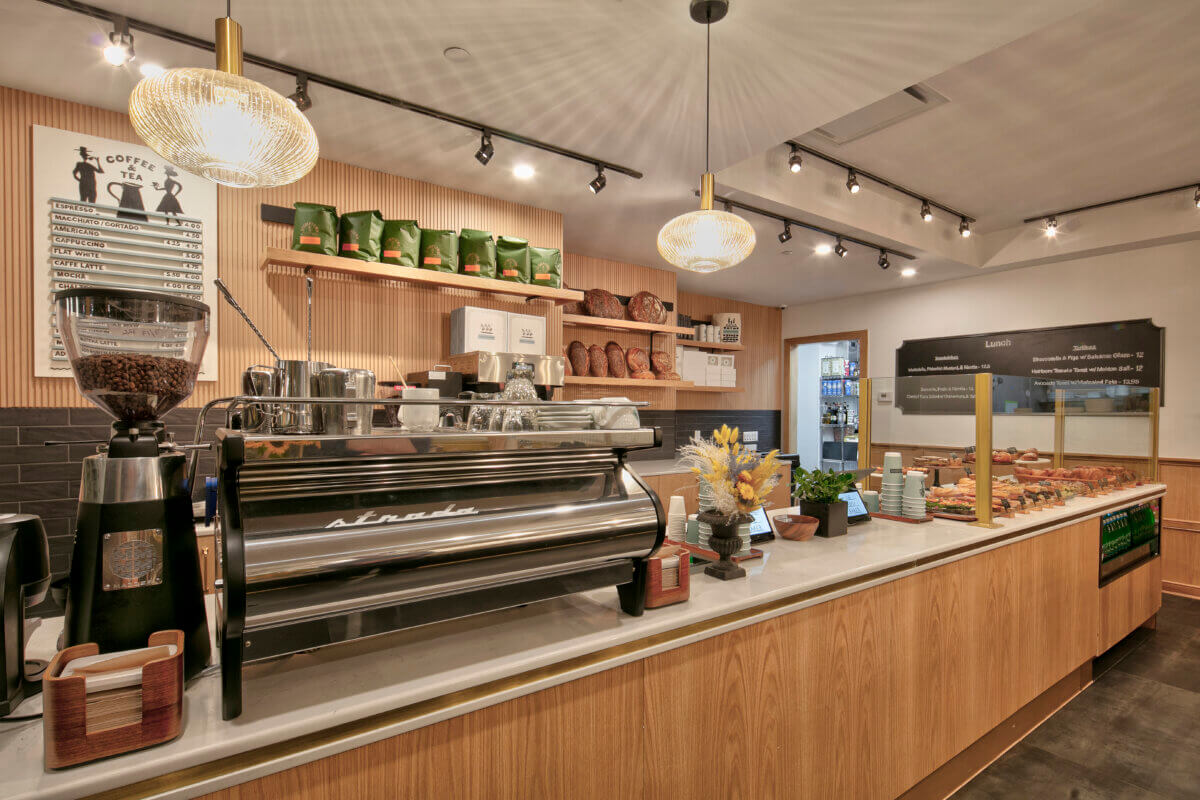 The Tipsy Baker brings cafe by day, restaurant by night to Rockefeller Center 5 The Tipsy Baker counter