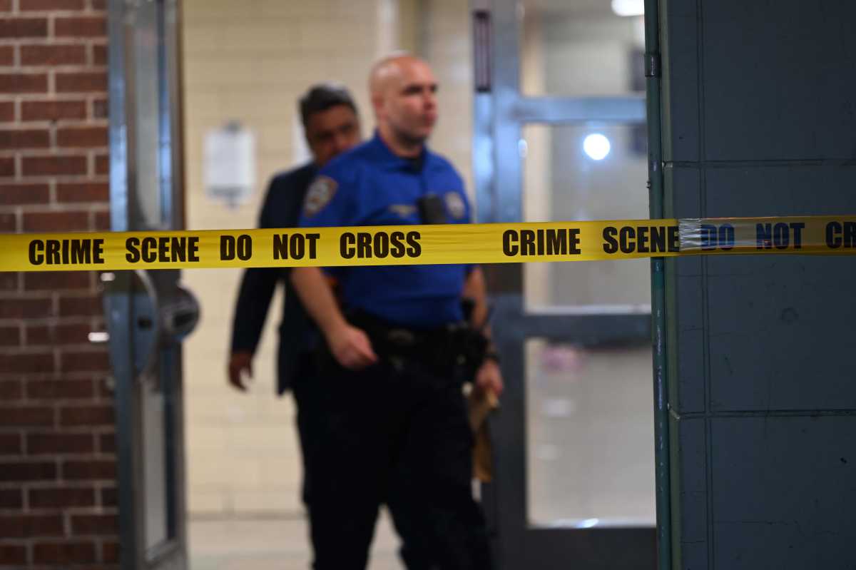 Crime scene, Bronx man shot