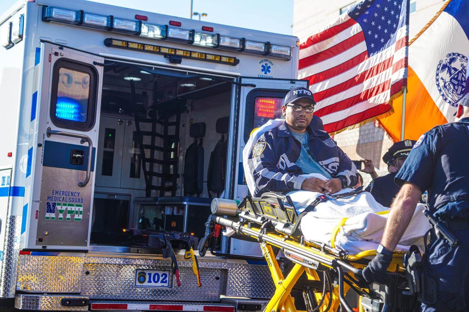 Off-duty cop shot in Queens road rage incident released from hospital 9 5-year police veteran, had been admitted at Elmhurst Hospital