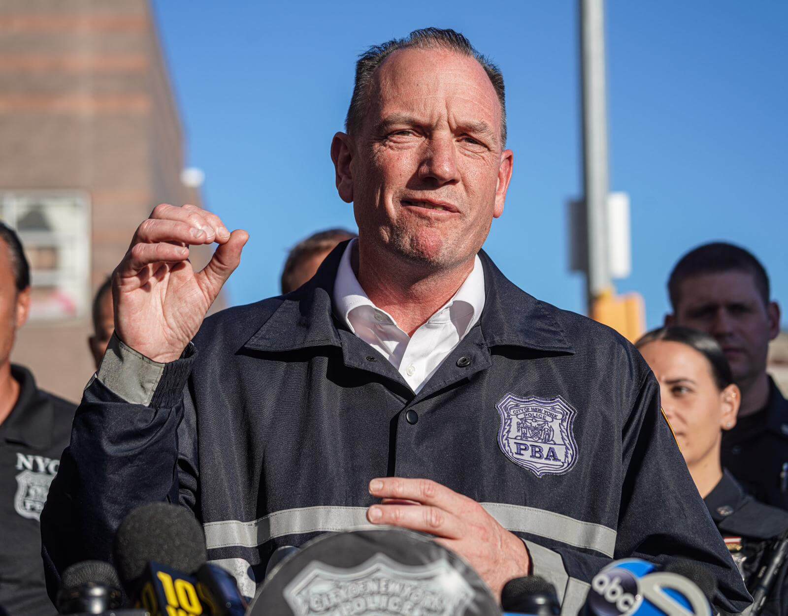 Off-duty cop shot in Queens road rage incident released from hospital 13 PBA President Patrick Hendry