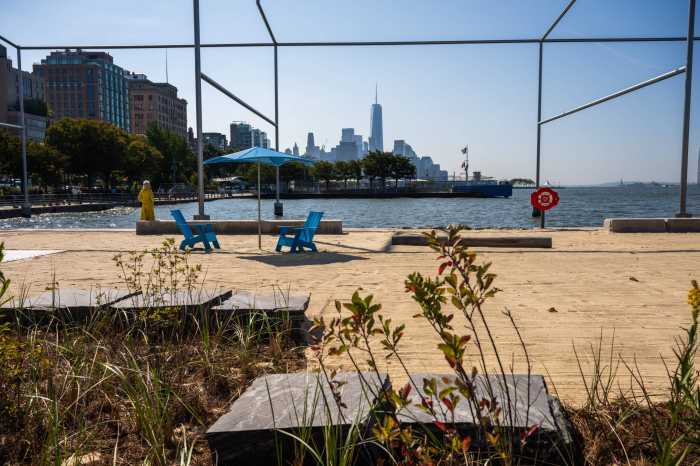 First public beach opens in Manhattan at Hudson River Park 5 The 5.5-acre public beach is the first of its kind in Manhattan.