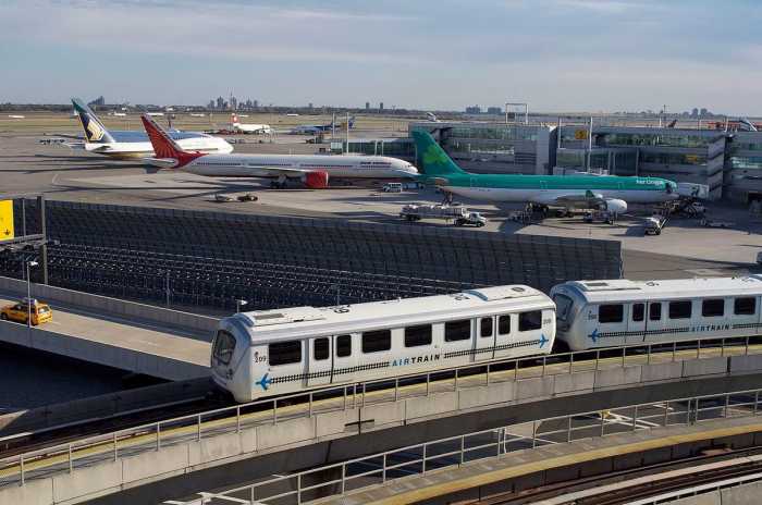 Global tech outage results in delays at New York's airports; cyberattack ruled out 3 A JFK AirTrain in 2011.
