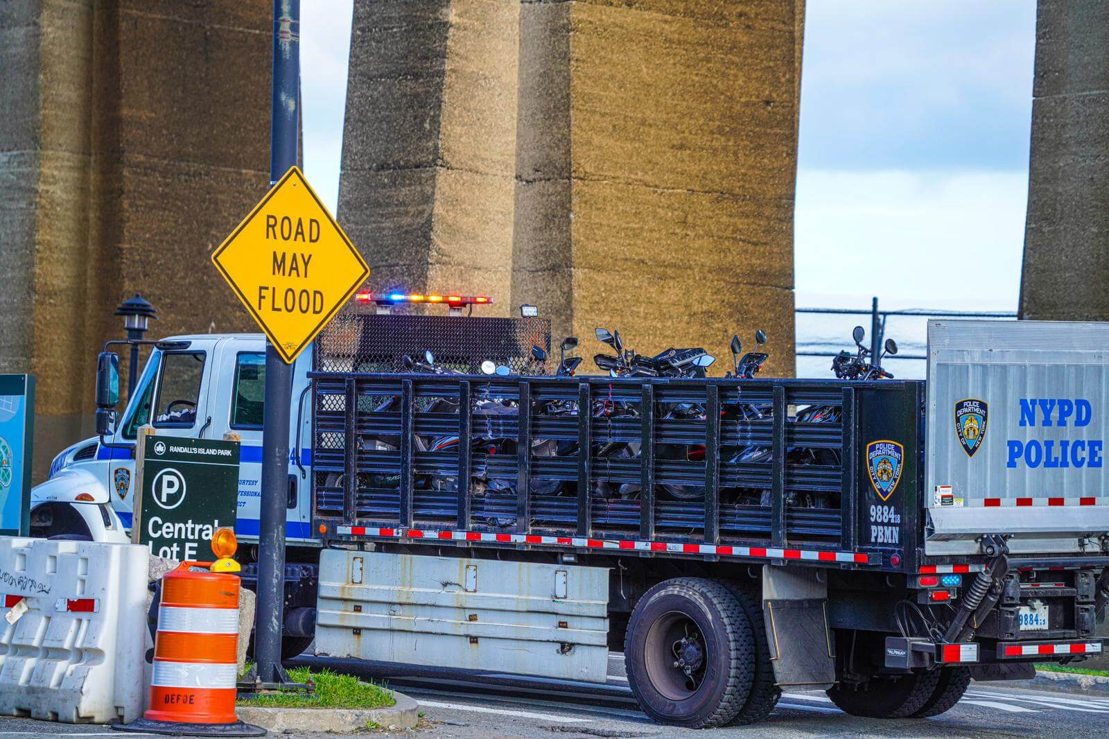 Illegal migrant-run market on Randall's Island busted, cops confiscate scooters near emergency shelter 7 Illegal scooters were confiscated