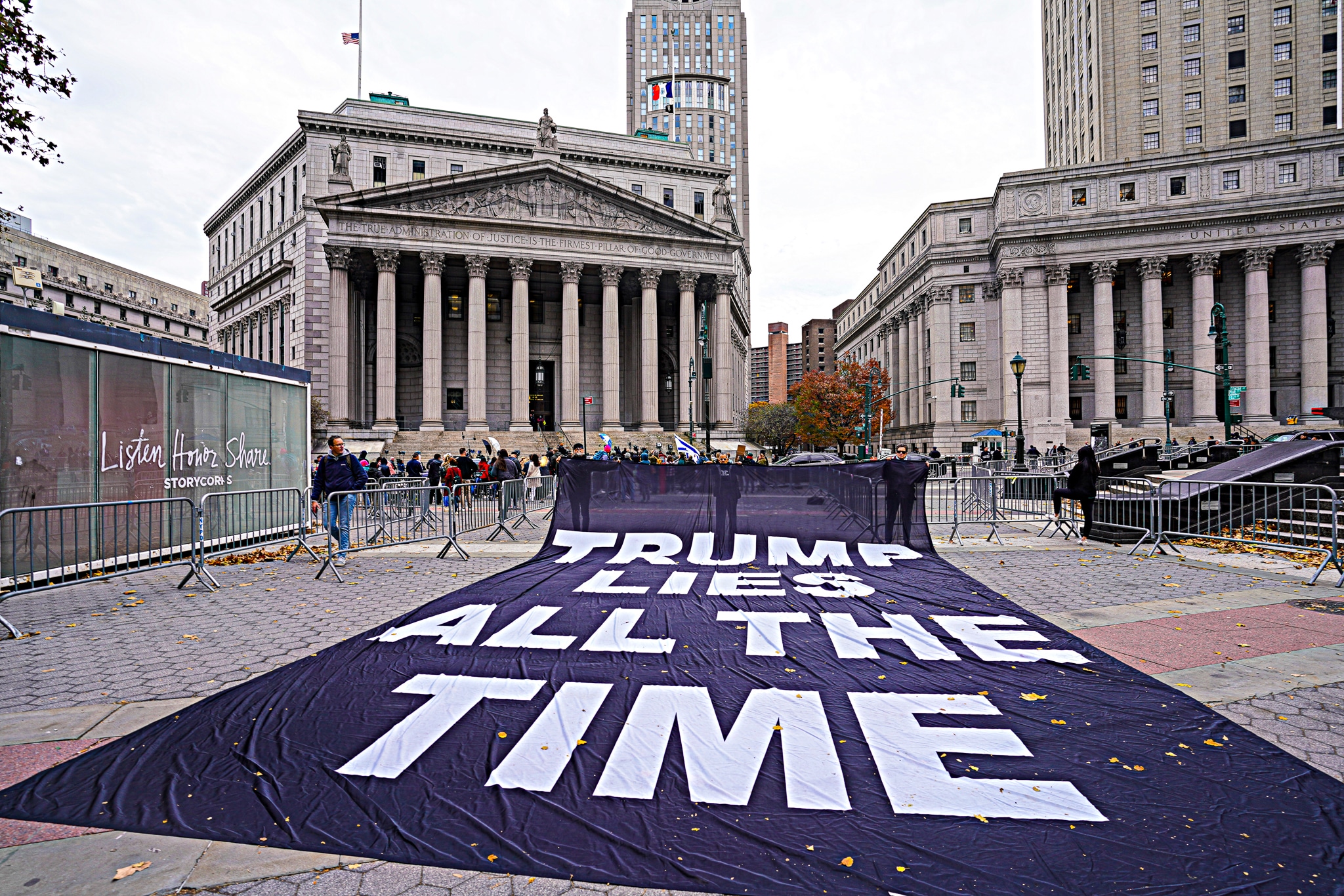 His lips are sealed: Trump uncharacteristically quiet after judge scolds him on the witness stand 11