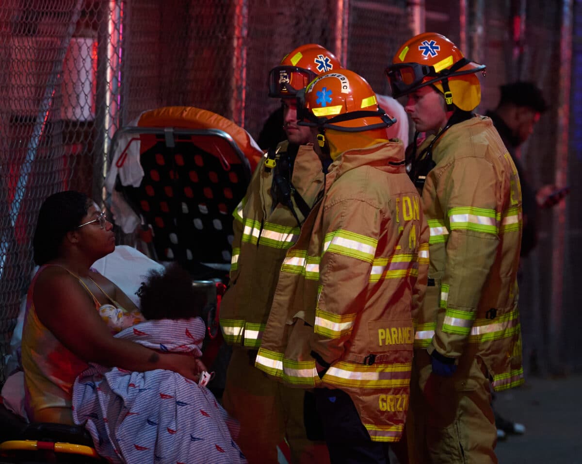 FDNY rescues six from fire at Brooklyn apartment building 14 FDNY rescues six from fire at Brooklyn