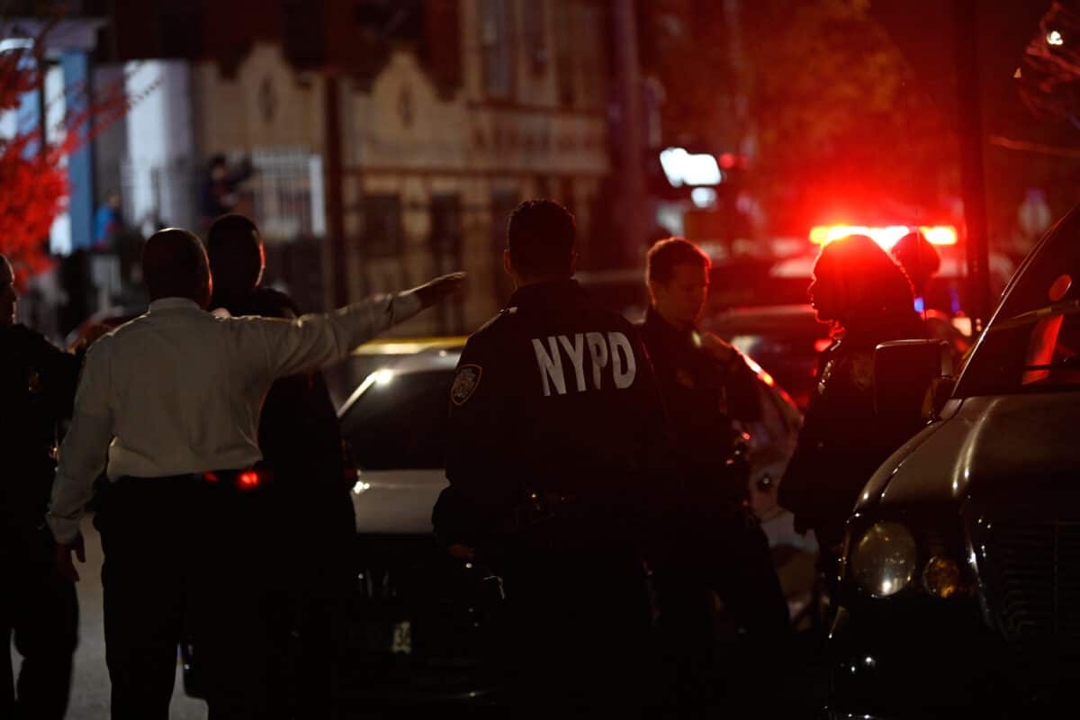 Brooklyn man booked for allegedly shooting his common-law wife and her son to death: NYPD 6 Police at Brooklyn double shooting scene