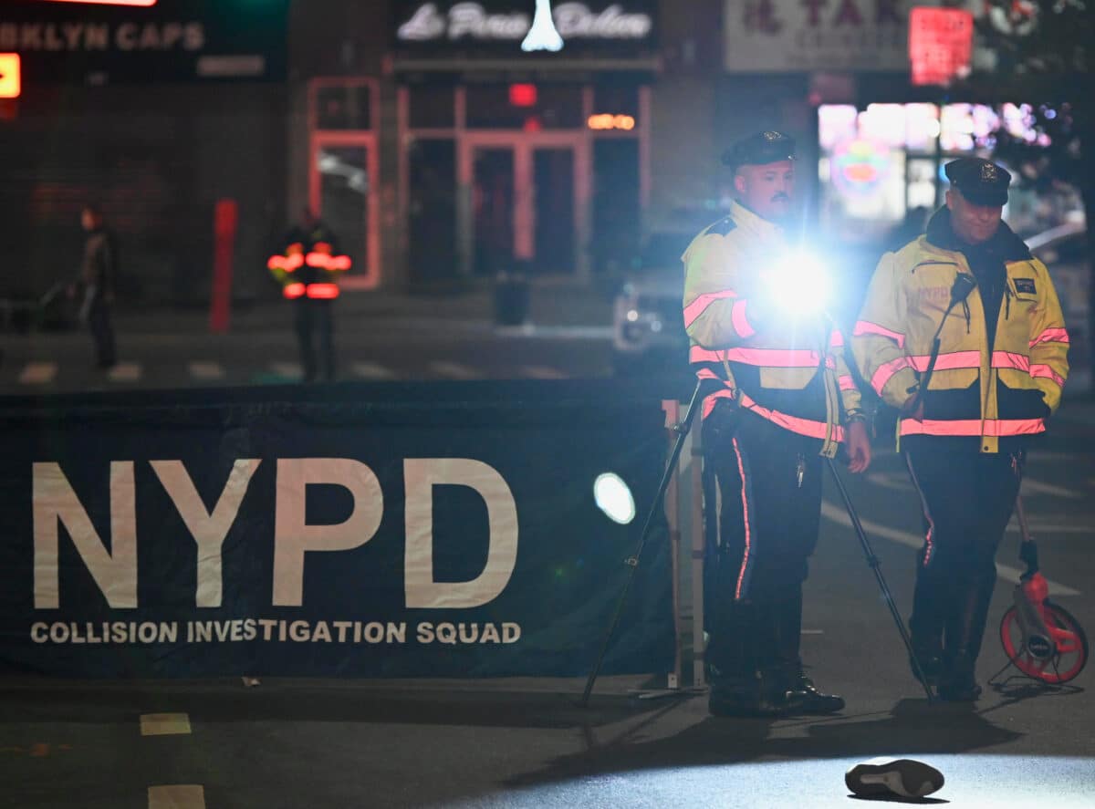 The NYPD Collision Investigation Squad investigates a fatal hit and run at Herkimer Street and New York Avenue