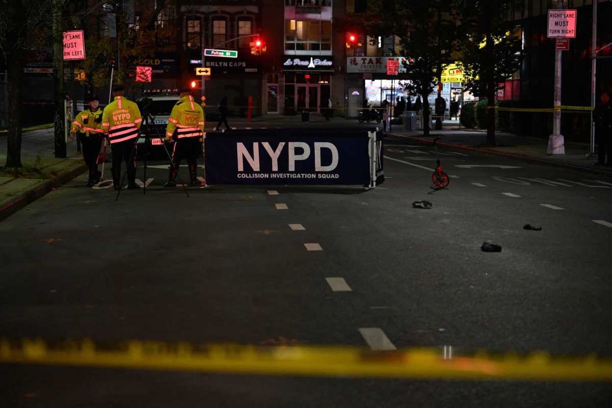 A pedestrian was struck and killed at Herkimer Street and New York Avenue on Thursday, Nov 2.