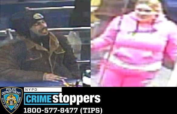 Bronx man sprayed and stabbed at barber shop; couple sought for brutal attack 3 Suspects who stabbed, robbed Bronx man