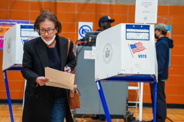 Game-changer? NY court orders new Congressional district maps ahead of 2024 presidential election 4 Voter at Congressional district election