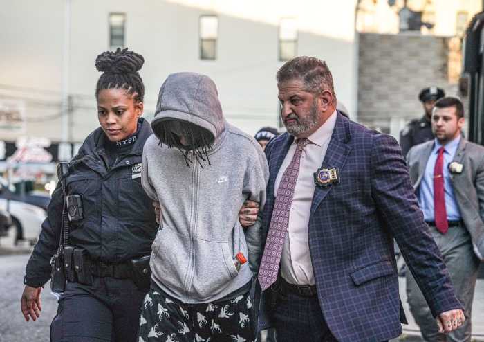 Two arrested for stabbing Bronx commuter after he wished them ‘Happy New Year' 4 Two of the four suspects wanted for brutality stabbing a Bronx straphanger on New Year’s Day after he wished them a “Happy New Year” were cuffed on Monday, police said.