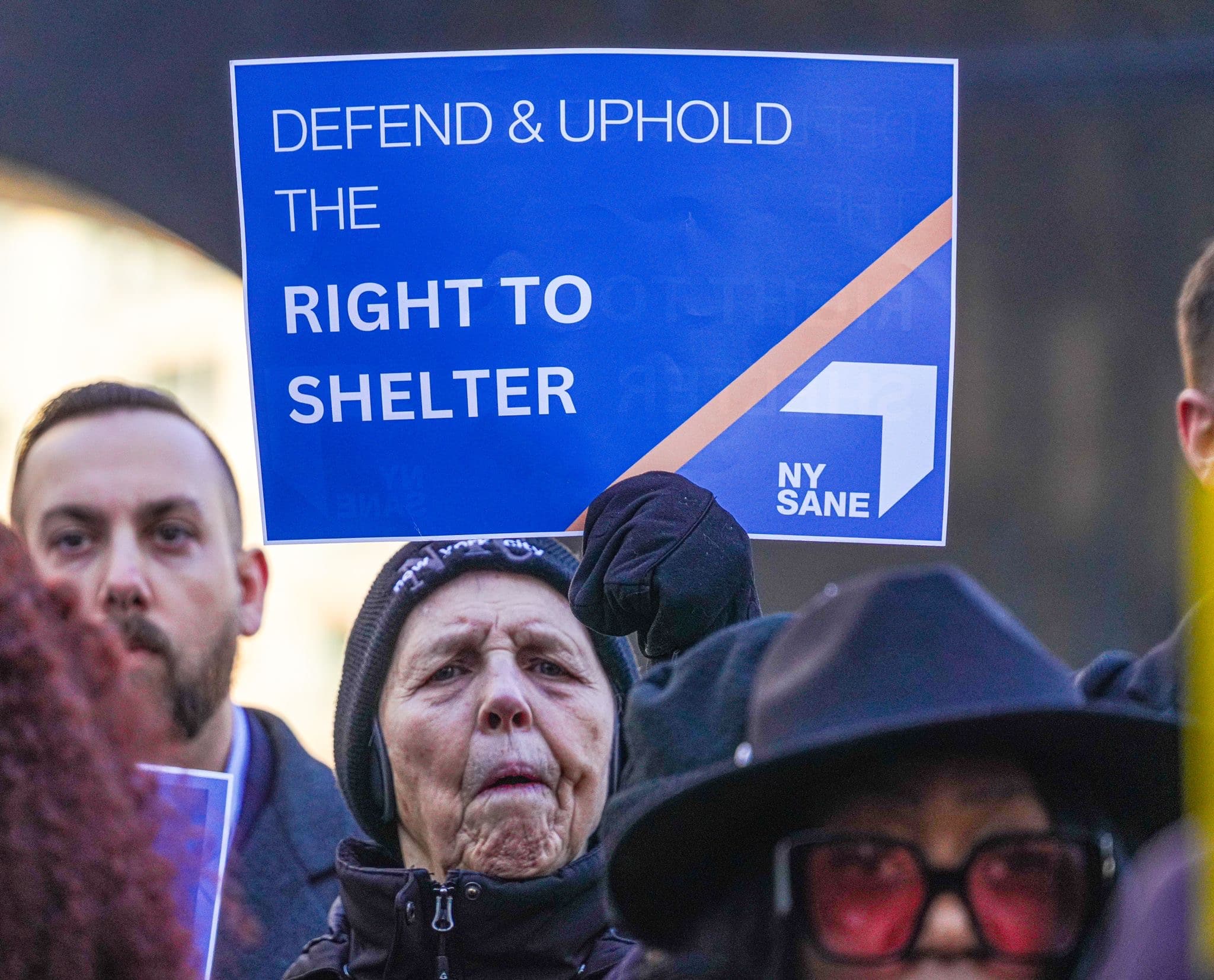 Lower Manhattan rally to stop migrant shelter limits crashed by far-right activists 15