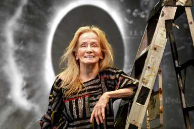 Pamela Enz, creator of the East Village show 'Falling Sideways off the Edge of the Earth'