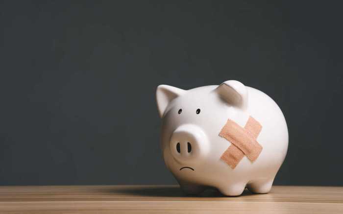 New report shows most New Yorkers are living at or near poverty 3 Broken piggy bank
