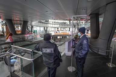 Westfield seeks to break retail lease at Fulton Center, citing crime concerns in legal battle with MTA 5 Security guards at Fulton Center