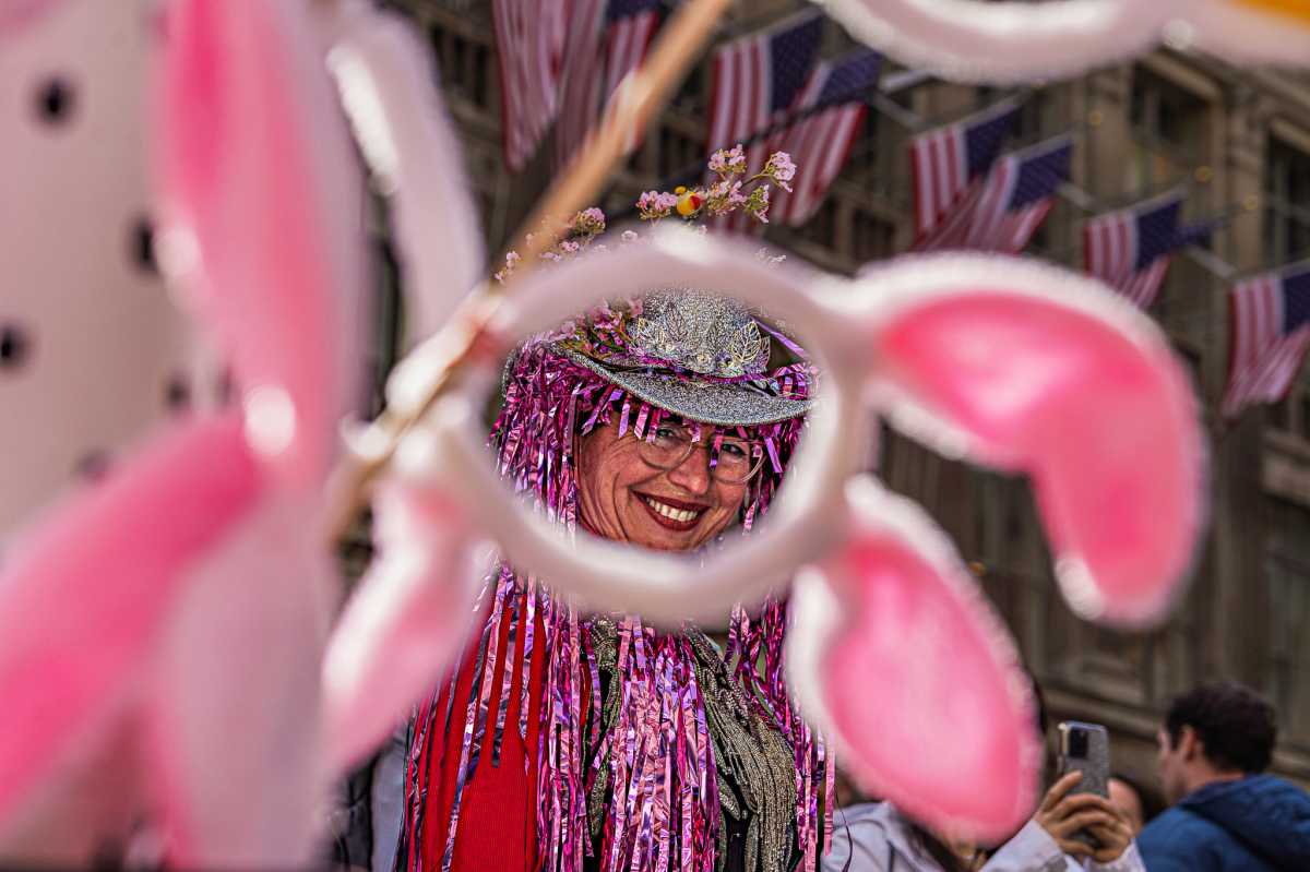 Easter Sunday with hundreds of unique hats.  