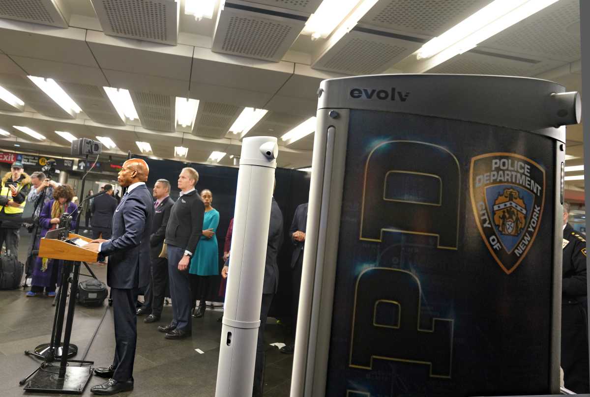 Mayor Adams wants to test out AI-powered metal detectors in the subway system.