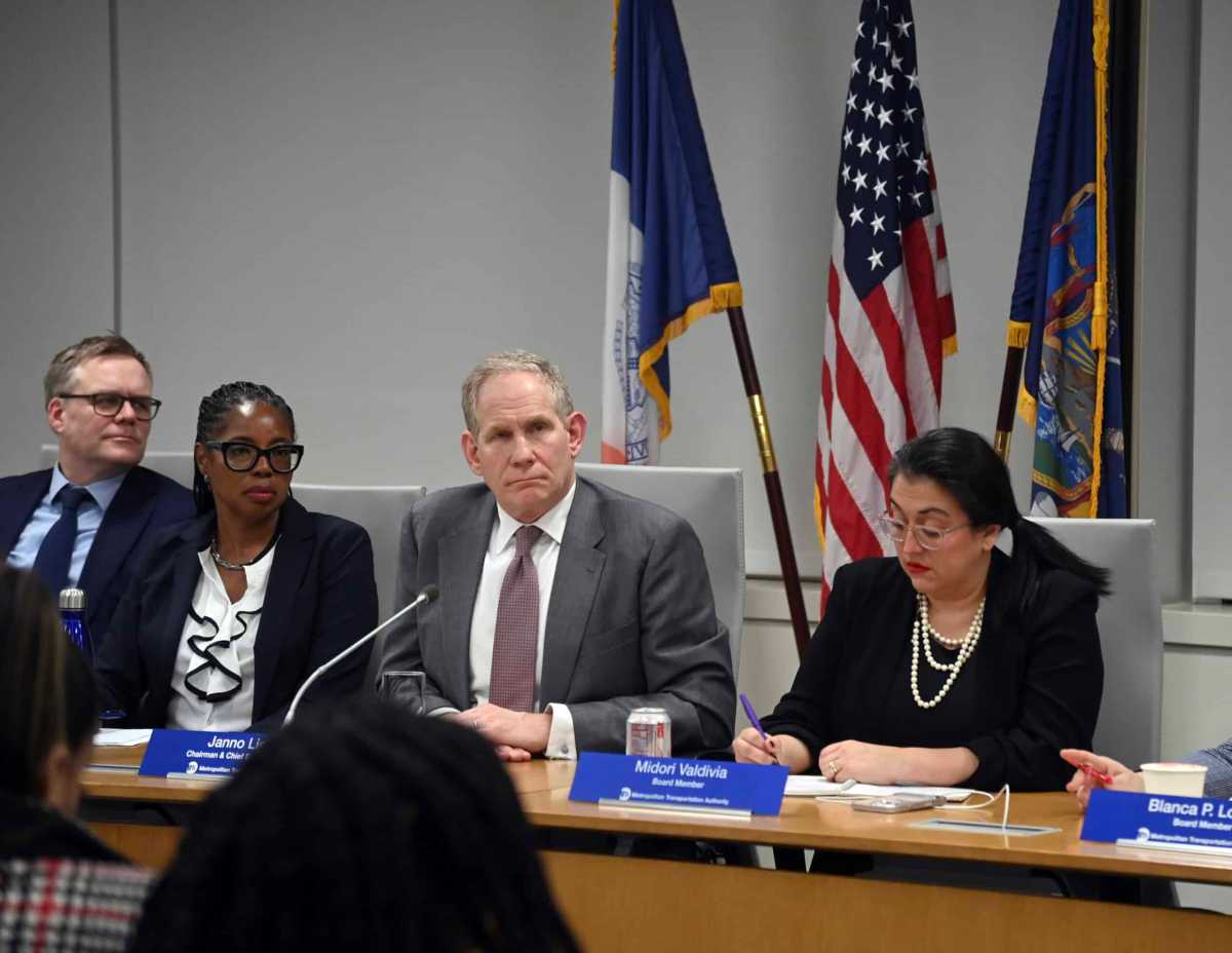 MTA Chair and CEO Janno Lieber at congestion pricing hearing.