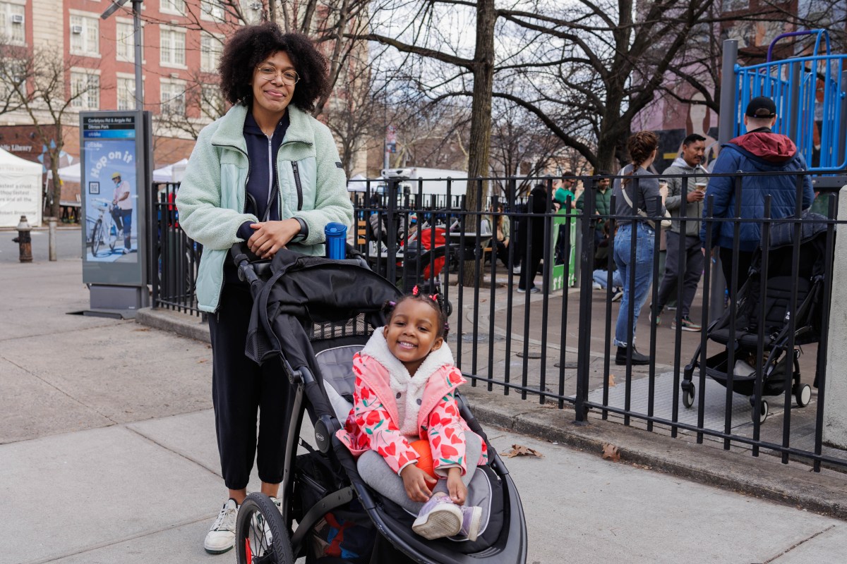 Fighting child care cuts, NYC parents organize petition to mayor at local playgrounds 7 Victoria Abdelhady, 35, and her daughter
