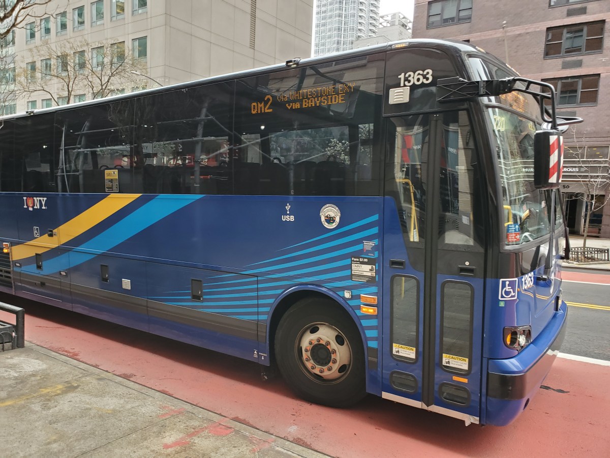 Express bus in Manhattan