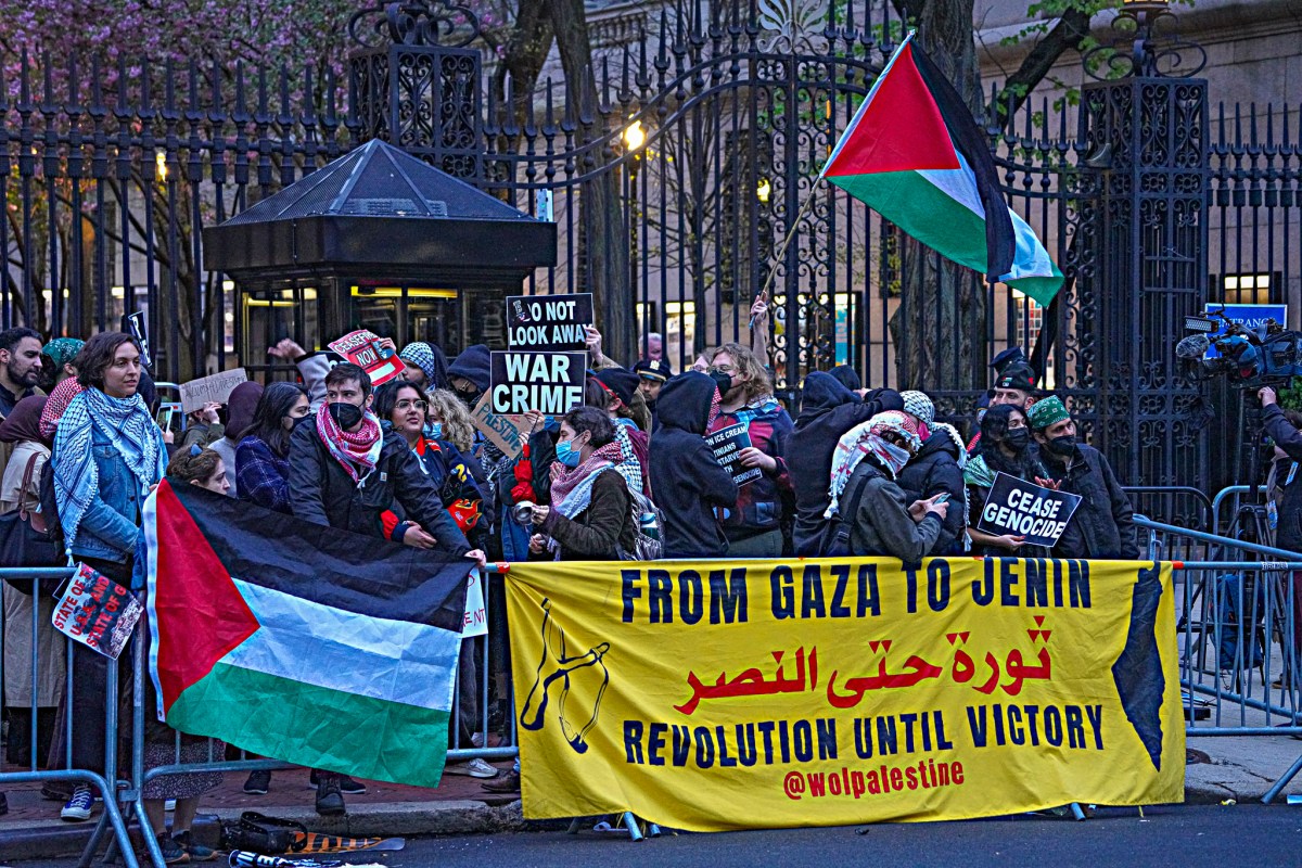 Columbia University protest: Pro-Palestine students enter second day of occupation 9 Palestine supporters for Gaza