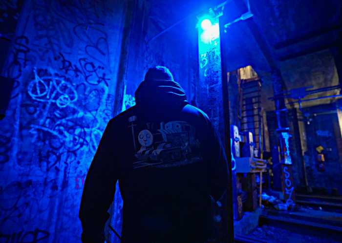 Stalking the shadows: Go with NYPD Transit cops as they explore dangerous subway tunnels in search of graffiti vandals 2 The Transit Bureau Citywide Vandals Task Force entered the bowels of the city on Tuesday afternoon, following the glint of the rails as they searched for trespassers who use the off-limits subway lines as their personal graffiti playground.