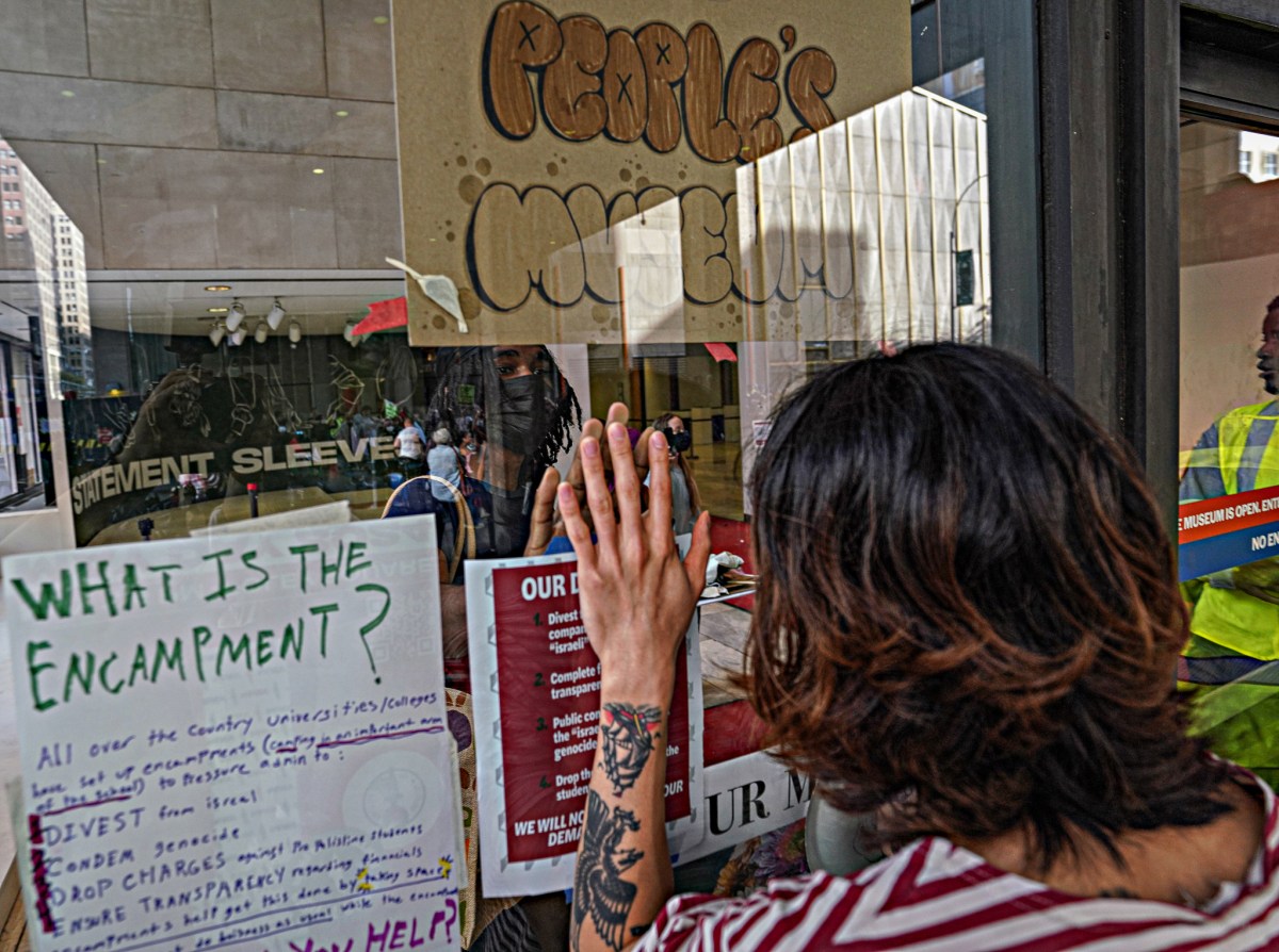 “We will not stop, we will not rest': FIT pro-Palestine protesters end lobby encampment, for now 11 Some on the outside even pressed their hands to the warm glass in a show of solidarity.