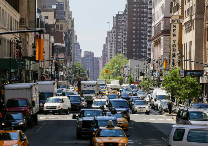 The poll results are in: Here's how New Yorkers really feel about congestion pricing 5 Congestion pricing traffic on Manhattan street