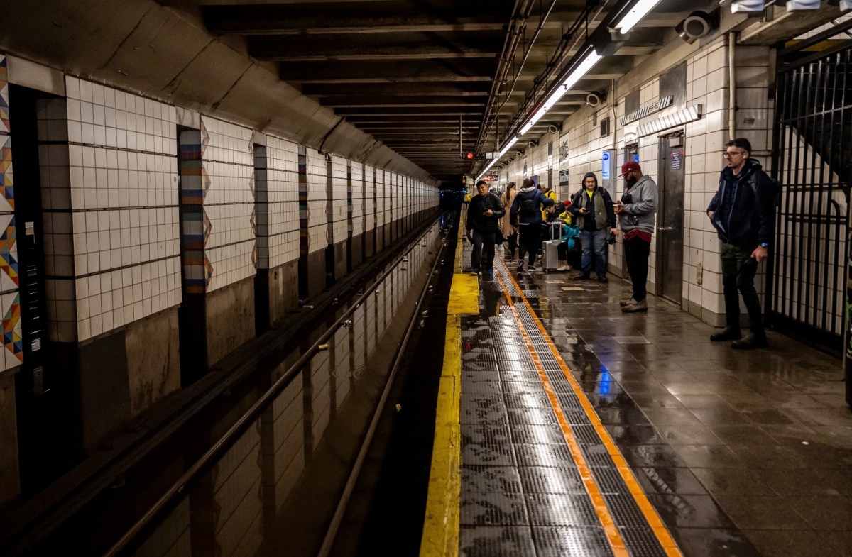 What does NYC's future look like? Extremely hot and wet, a city climate report finds 3 Flooding at Brooklyn train station