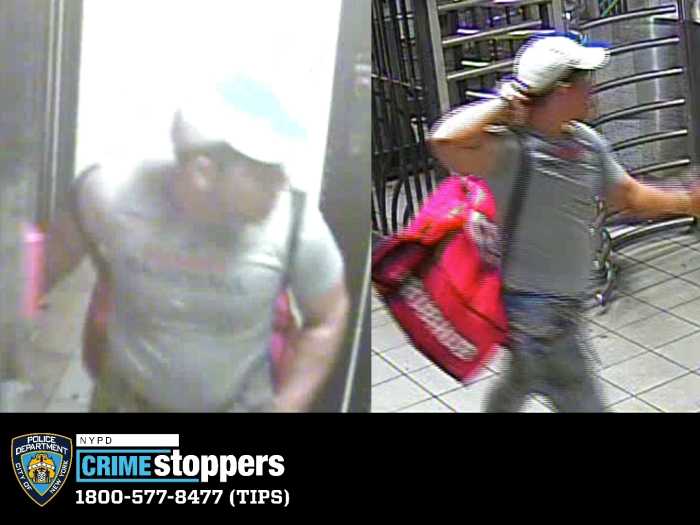 Queens subway slasher with Grubhub bag slices woman on E train: cops 5 Queens subway slashing suspect carrying Grubhub bag