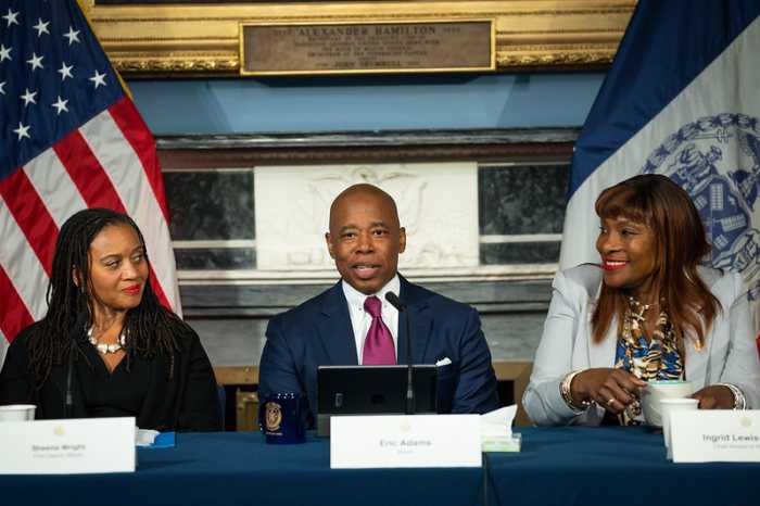 Mayor Adams says he hopes city probe of NYPD's social media use will look at council members' posts 6 Mayor Adams speaks about city probe of NYPD social media