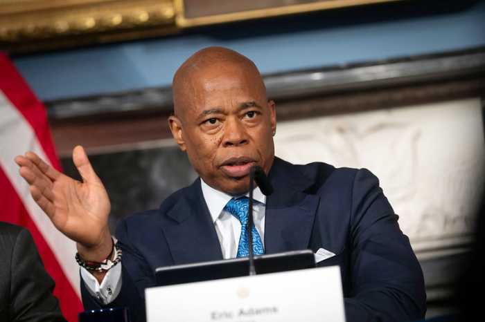 Adams joins group of 40 mayors, county executives in urging Biden to let more undocumented migrants work 3 Mayor Eric Adams joined a group of 40 mayors and county executives from across the country on Friday in penning a letter to President Biden asking for him to grant work permits to millions more migrants. Friday, May 24, 2024.