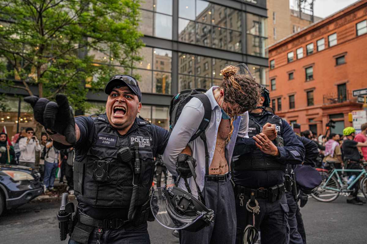 The Upper Manhattan protest dubbed “Day of rage for Gaza” lived up to its name Monday night after protesters clashed with police not far from the star-studded Met Gala.
