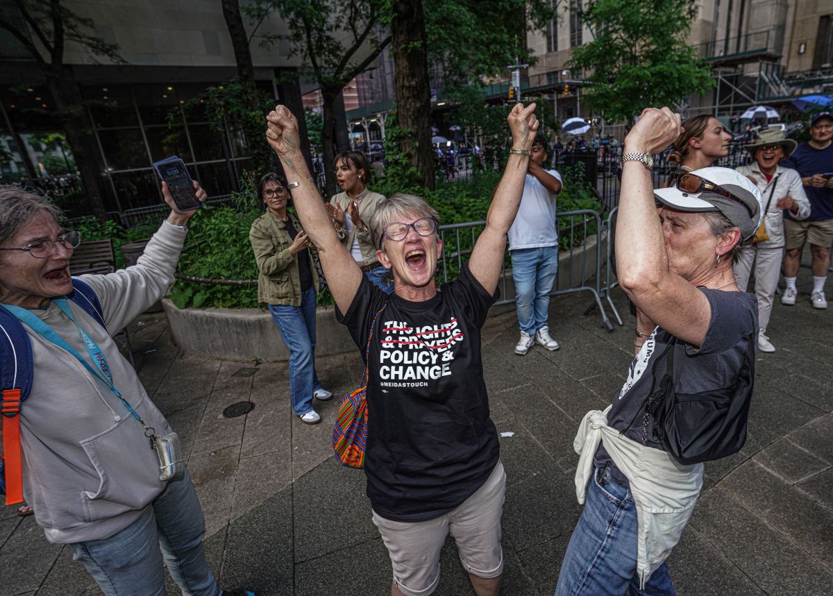 Trump verdict reaction: Devotees pray, opponents cheer - and convicted ex-president calls the whole thing 'rigged' 13