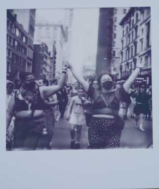 Dyke March of 2024 captured with vintage camera