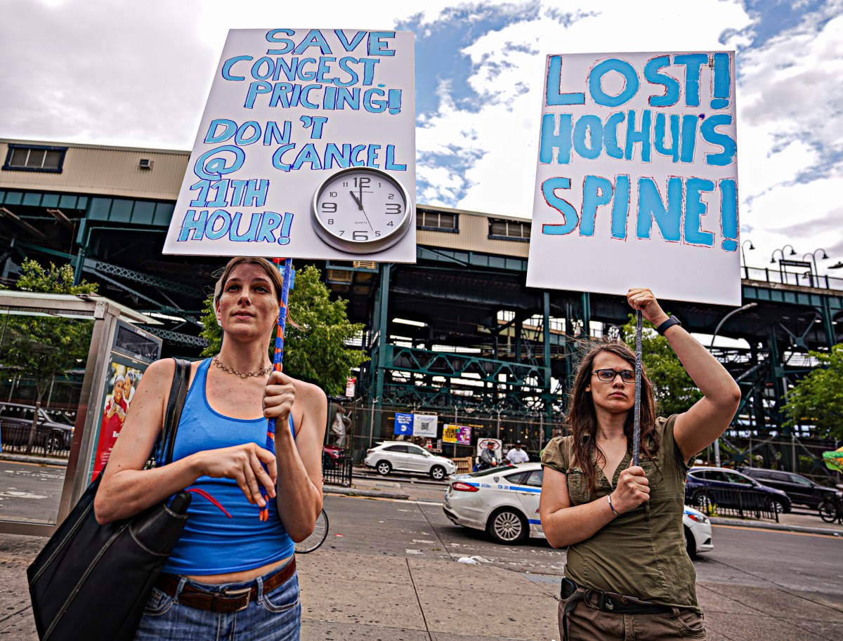 Brooklyn protesters fume over congestion pricing delay: 'Kathy Hochul has betrayed us' 11 Brooklyn protest over congestion pricing