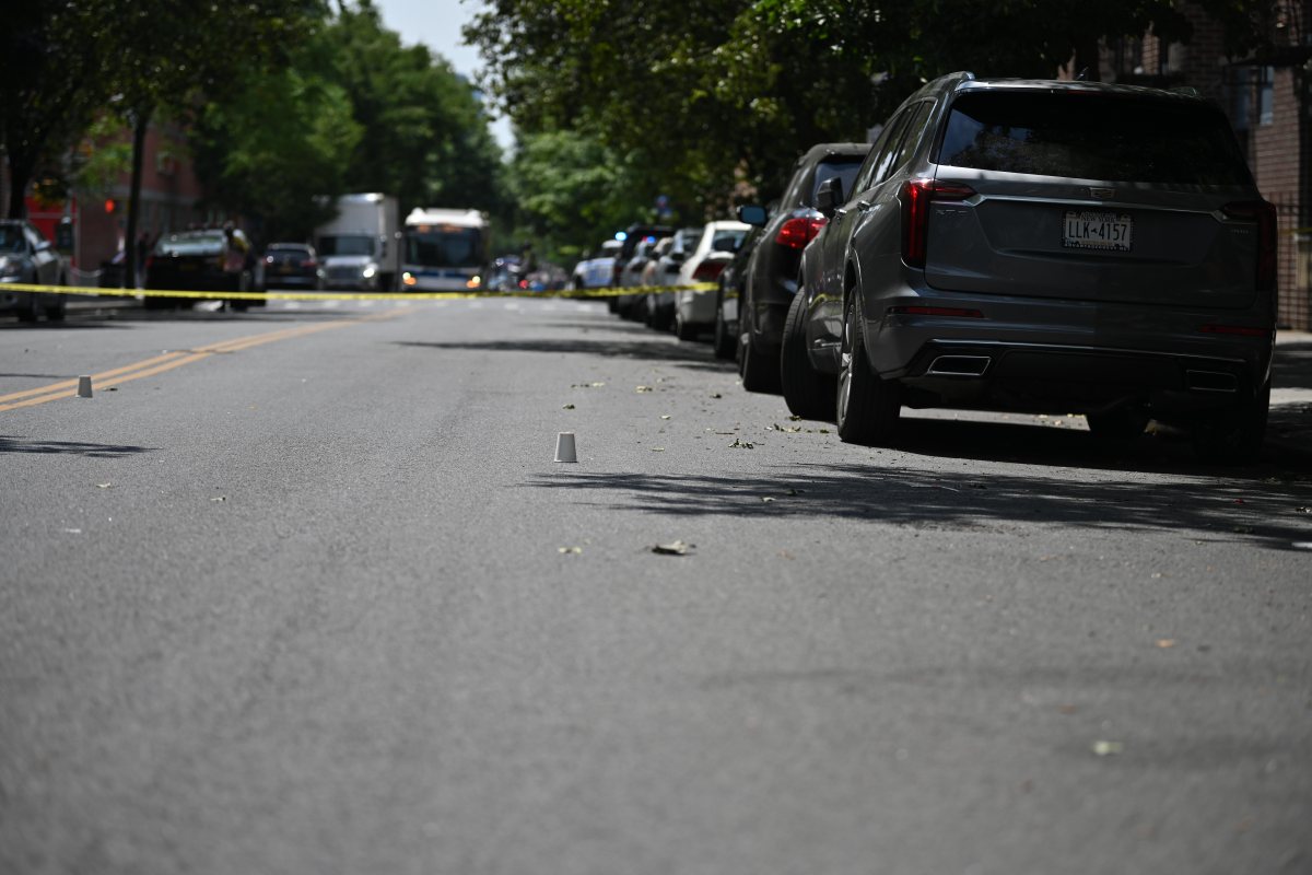 Bed-Stuy shooting leaves one man injured while sitting at a red light on Primary Day 9 Incident Scene