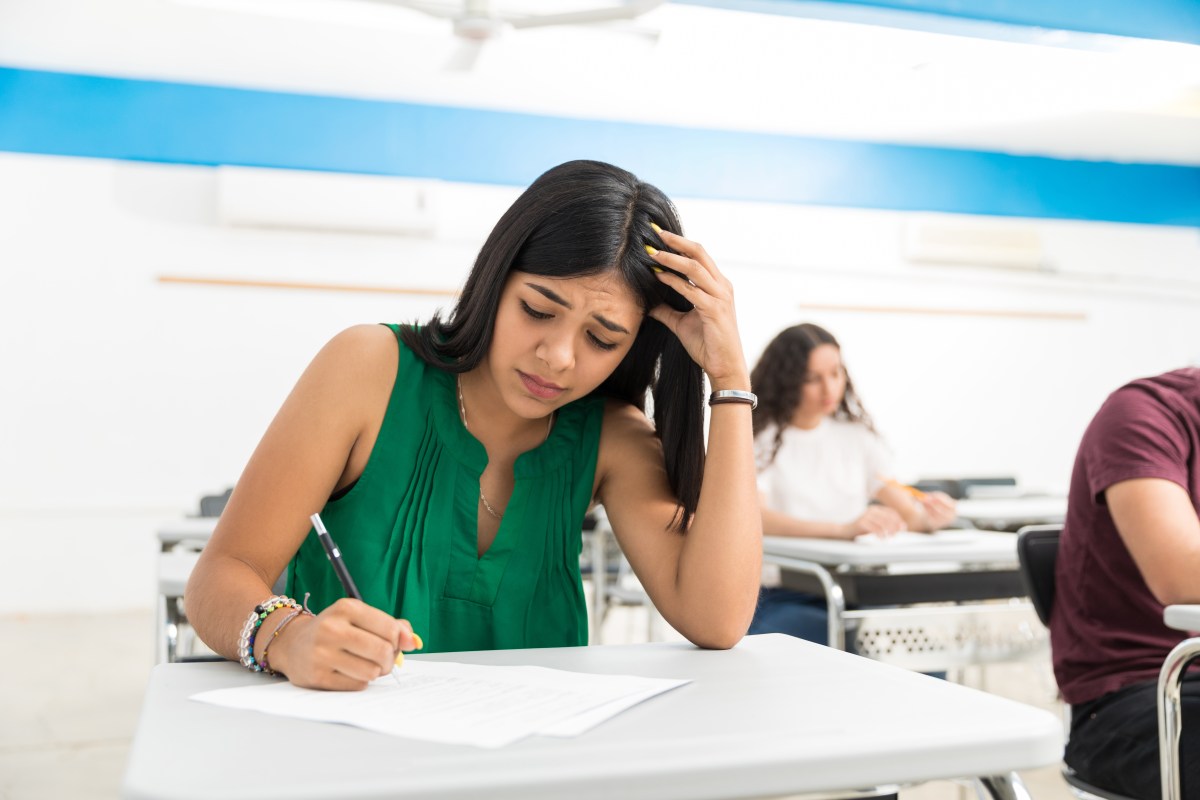 Pencils down? New York state may nix Regents exam requirements for students 3 Student stressing over Regents exam